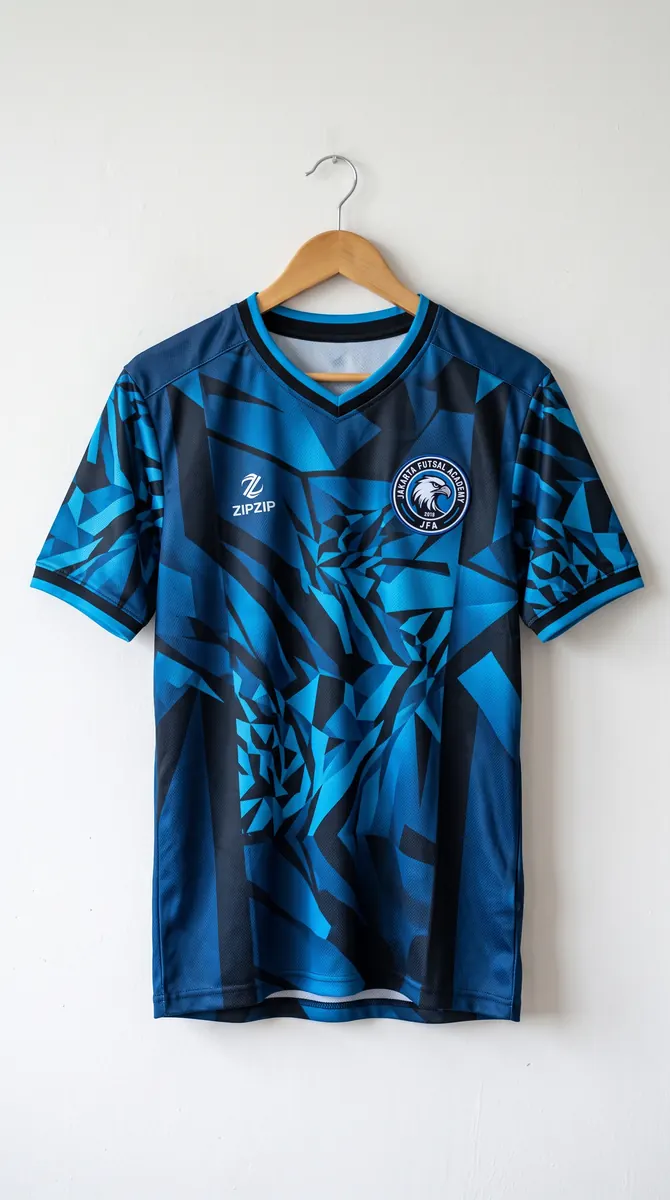 Jersey Futsal & Bola Printing Custom ZipZip