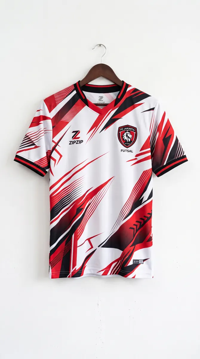 Contoh desain jersey futsal & bola ZipZip 3