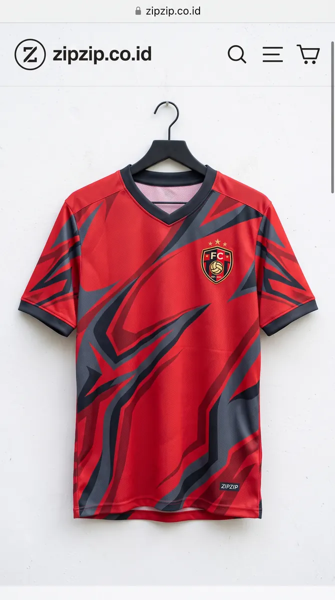 Contoh desain jersey futsal & bola ZipZip 9