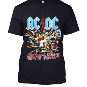 Your video. Футболка AC DC blow up your Video. Transparente Shirt blow.