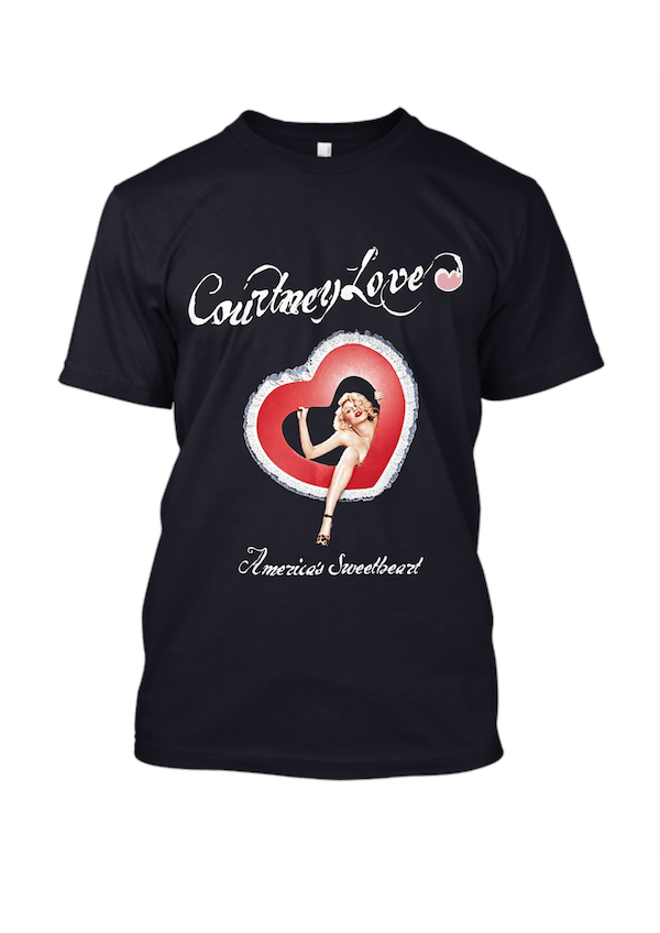 America's Sweet Heart Courtney Love Hole Band T Shirt