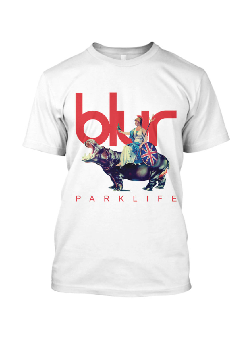 Blur Parklife Band T Shirt  Sablon Kaos Satuan Bandung 
